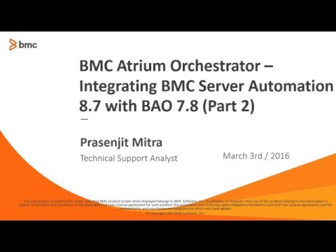 BAO: Integrating BSA 8 7 with BAO 7 8 Part 2