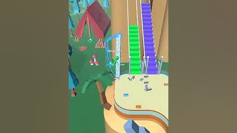 Bridge Race level 262 walkthrough solution|Gameplay||AloneGamestips|#shorts #BridgeRace #tags      