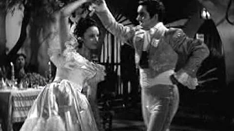 Tyrone Power & Linda Darnell dance in THE MARK OF ...