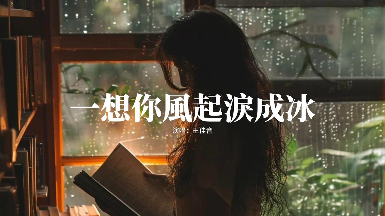 王佳音 - 一想你風起淚成冰『一想起你就 寒風起 雪花落 淚成冰，思念成了最最難醫治的病，當初我多痴情 如今心就多疼，記不清多少次哭紅眼睛。』【動態歌詞MV】