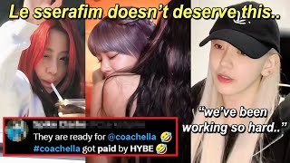 LE SSERAFIM's struggle with VIRAL controversies just 1 week before Coachella (forced hate train)