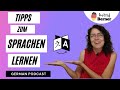 Tipps zum Sprachen lernen, A1 level #03 podcast, German podcast with transcript, German by astrid
