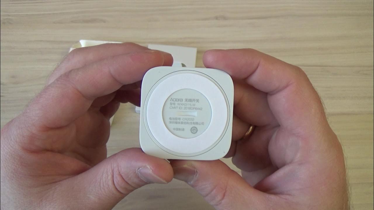 Беспроводная кнопка Aqara Wireless Mini Switch, модель WXKG11LM, регион работы -