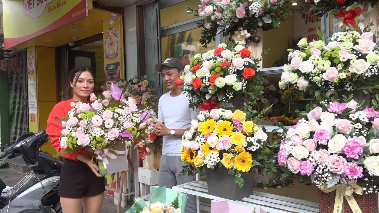 shop hoa 2022 Update SHOP HOA TƯƠI NGHỆ THUẬT 105 NGUYỄN BÌNH HẢI PHÒNG CỦA CA SỸ MẠNH HÀ ĐT 0387 811 816