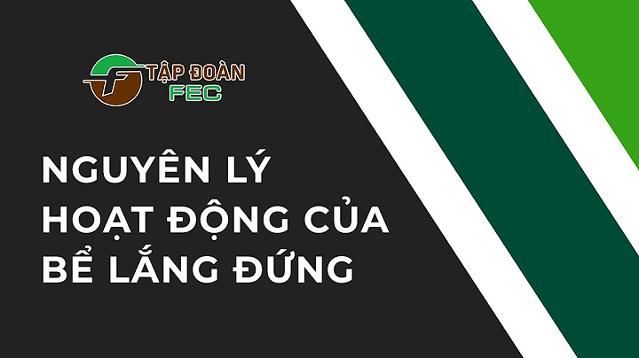 Chiều cao vùng lắng của bể lắng đứng là gì năm 2024