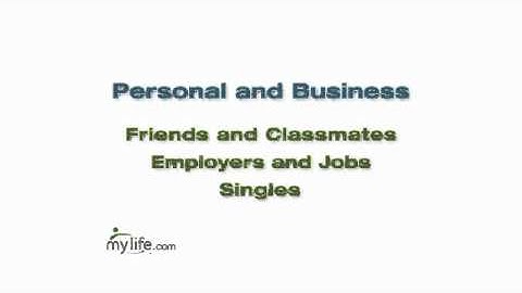 MyLife.com - The Internet