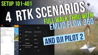 How to setup RTK on Mavic 3E, M300, & M350 with Emlid RS2/RS3 and NO internet. 4 Different Scenarios screenshot 5