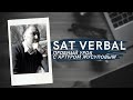 SAT VERBAL Пробный урок