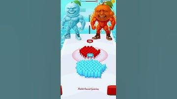 Count Master Challenge ⚡Who Wins? Fire 🔥 vs Ice ❄️115 Lavel complete #shortsgame#games #gaming#viral