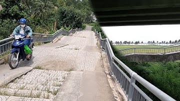 Cầu Rạch Miễu Đến Điểm Du Lịch Cồn Phụng Bằng Đường Bộ/VinhBTr #465