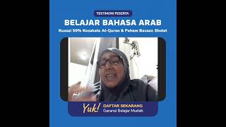 Testimoni Peserta Kursus Bahasa Arab Mudah