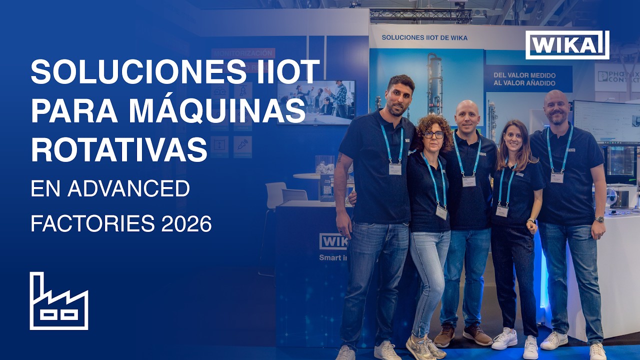 Soluciones IIoT para máquinas rotativas en advanced Factories 2026