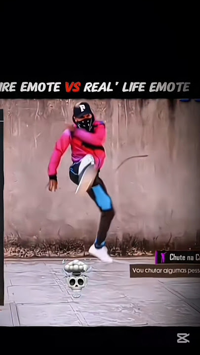free fire emote Vs real emote #youtubeshorts #freefire #garenafreefire #ff #nayee7x
