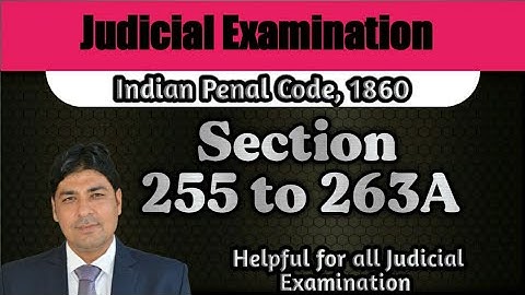 Offences relating to Stamps | Sec 255 to 263A of IPC | Lecture Series on Judicial Exam | IPC Part 60