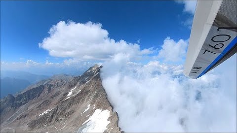 Flying from Fiescheralp, Valais, Swiss Alps. Two 262 km FAI triangles.