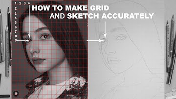 How To Draw Face | Grid Method Tutorial | Beginner