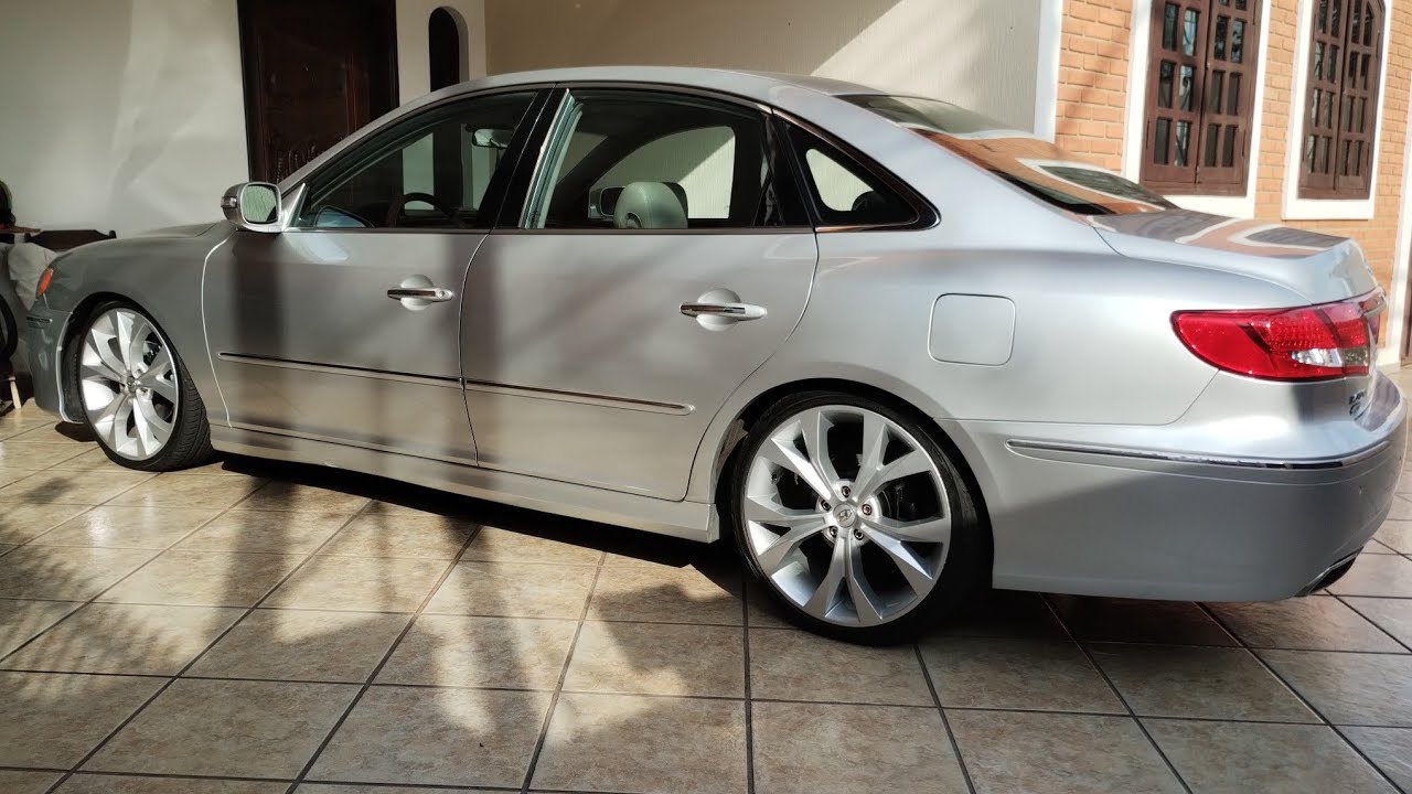 Azera rebaixado rodas aro 20 molas JJ esportiva