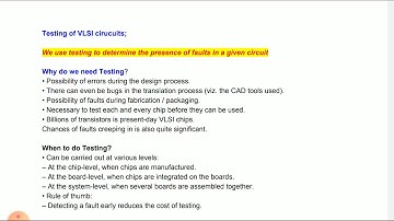 EC 8095 VLSI design Unit -5   VLSI testing introduction -1
