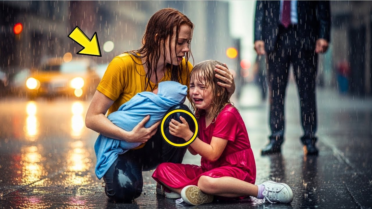 MAMĂ SINGURĂ MÂNGÂIA O FETIȚĂ CARE PLÂNGEA, FĂRĂ SĂ ȘTIE CĂ TATĂL EI MILIONAR A VĂZUT TOTUL ȘI…