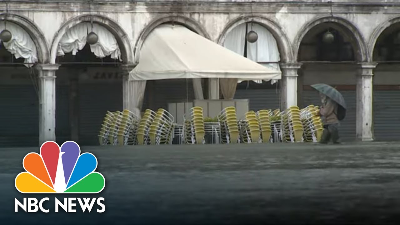 Sights And Sounds: Historic Venice Streets Flooded | NBC News