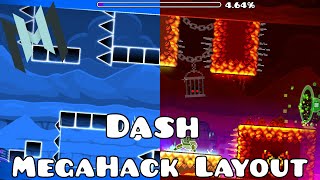 Dash, but it`s MegaHack V8 Layout - Geometry Dash 2.201