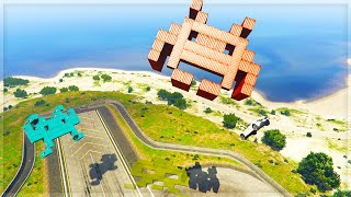 GTA 5 Funny Moments - 'SPACE INVADERS!!!' (GTA 5 Online Funny Moments)
