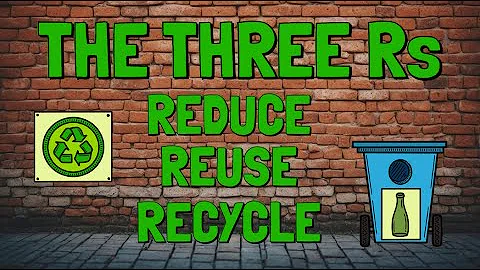 The Three R's: Reduce, Reuse, Recycle
