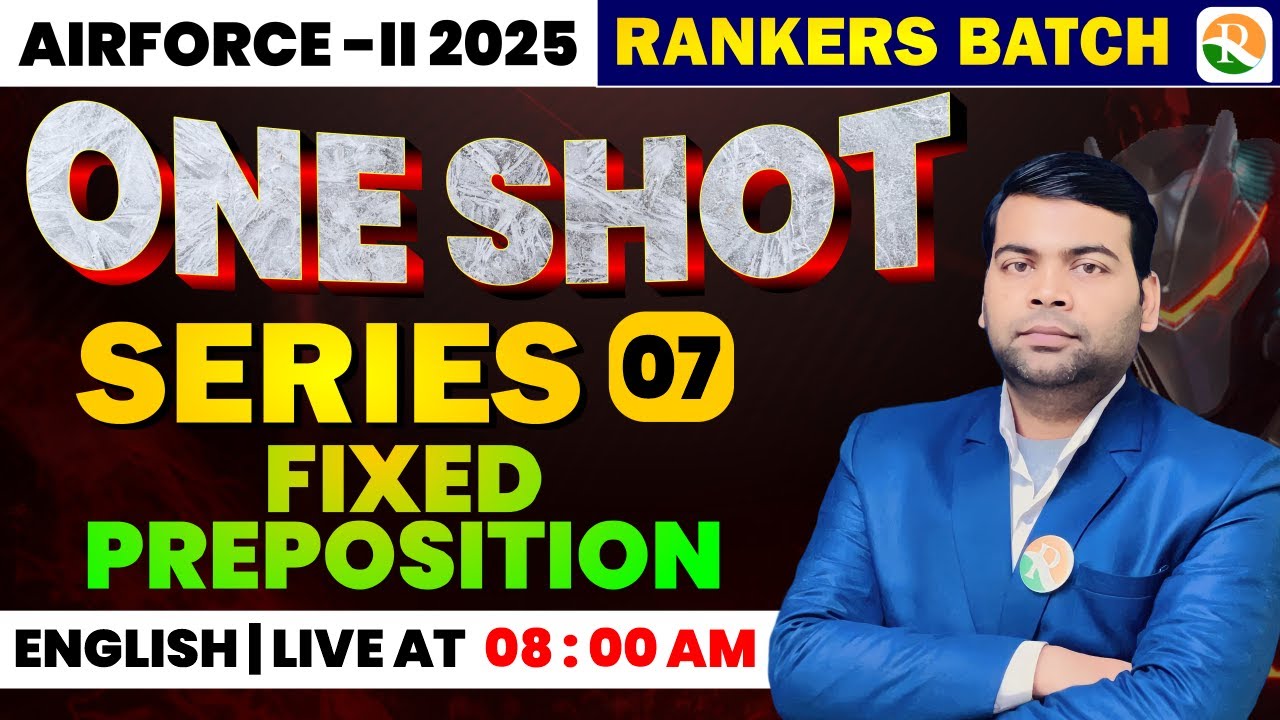 English One Shot -07 | Preposition | Airforce Complete English | Airforce English Marathon Classes
