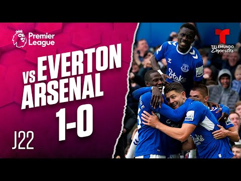 Highlights &amp; Goals: Everton vs. Arsenal 1-0 | Premier League | Telemundo Deportes