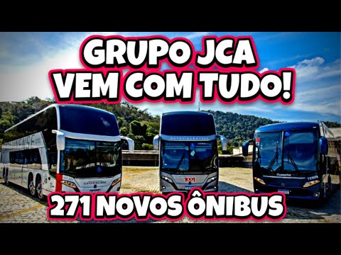 Novidades: Grupo JCA cometa, 1001, catarinense, expresso do sul adquire 271 novos ônibus.