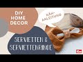 DIY Servietten & Serviettenringe nähen | Swantje von Yes, Honey x Prym