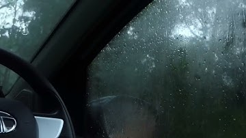 سورة طه مع اصوات المطر || صوت مطر على نافذة السيارة يدخل الى قلبك السكينة 🌧🎧|| القارئ شريف مصطفى