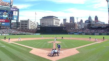 KC@DET: Zobrist scores Colon with a single to center