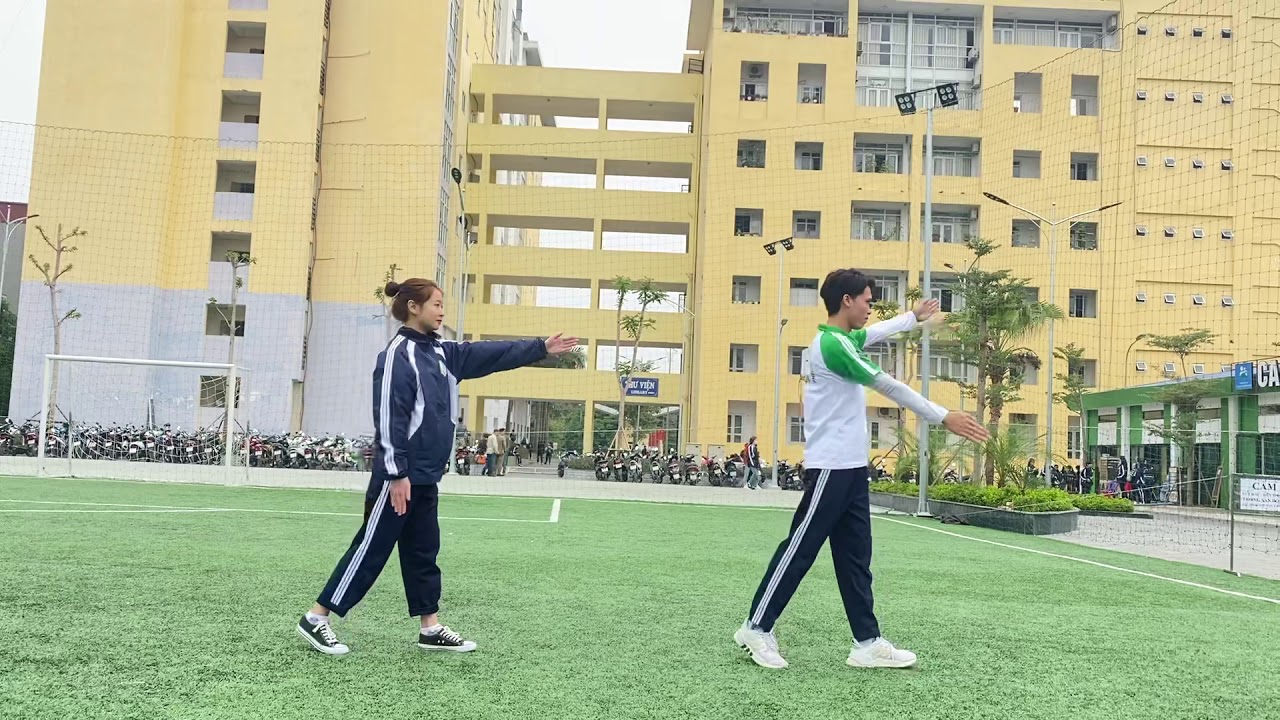 Bài thể dục liên hoàn 40 động tác dành cho SV trường Đại học Tài nguyên và Môi Trường HN Yến Neo
