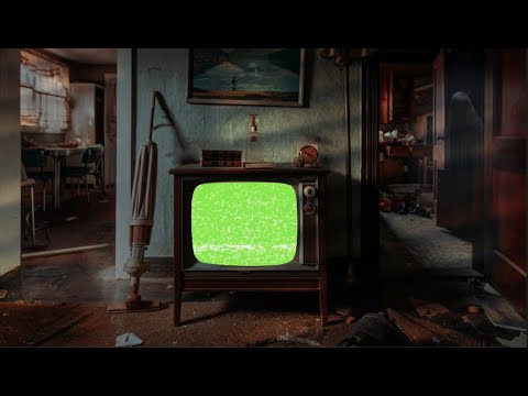 Old Tv Green Screen Intro HD Video