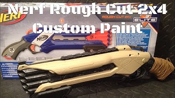 Nerf Rough cut 2x4 custom paint job