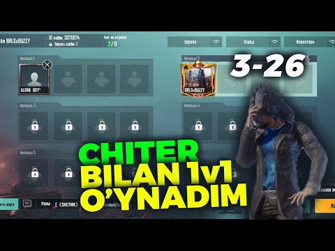 CHITERNI 1VS1 YUTISHNI ILOJI BORMI ? PUBG MOBILE CHITAKGA QARSHI TDM