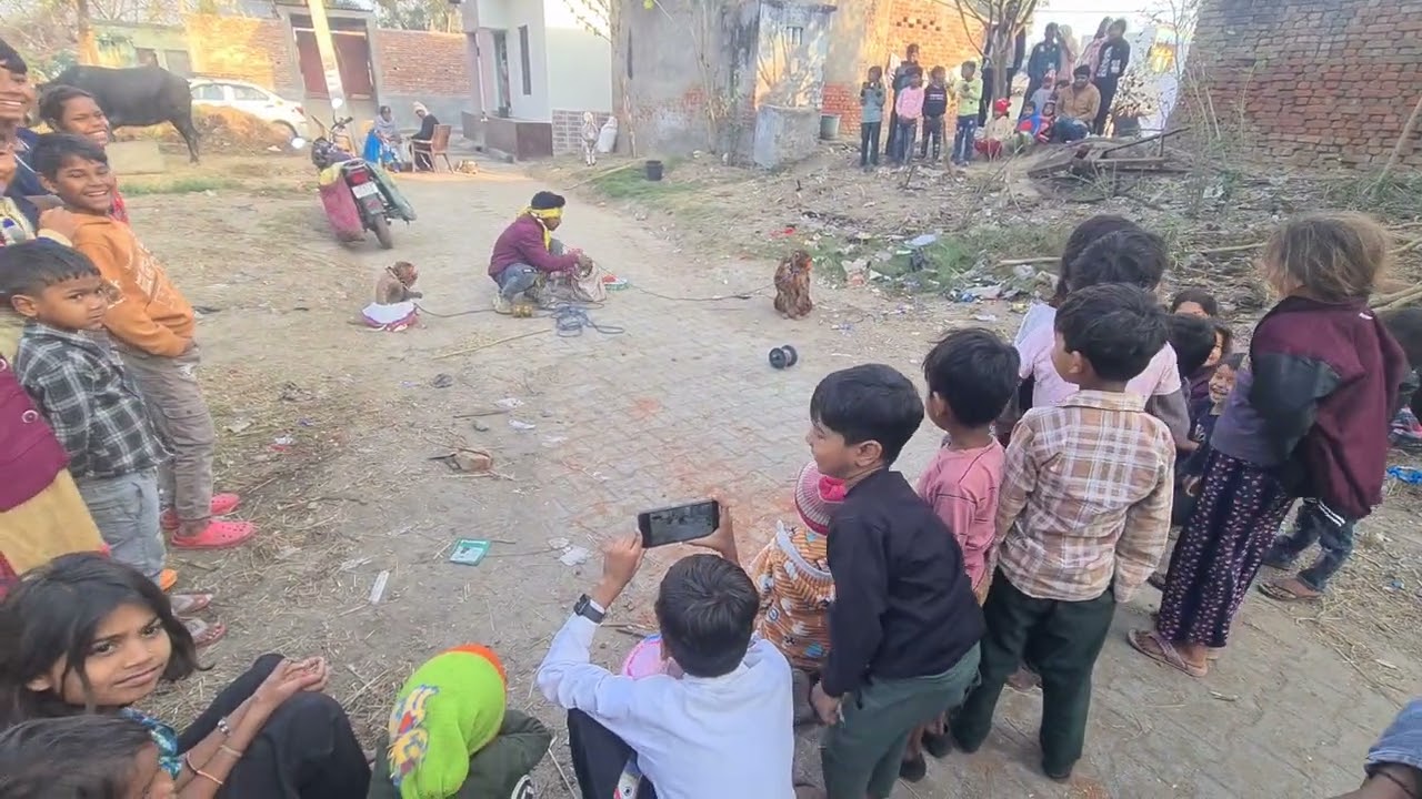 Madari aaya   hamare gaav  baramai mai NK BHARAT UP86 #madari#vayral #video #youtube 