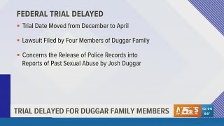 Trial delays for Duggar family members