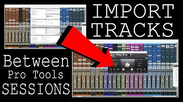 How to import a track from another Pro Tools session, fast
