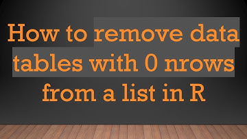 How to remove data tables with 0 nrows from a list in R