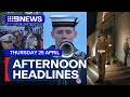 Anzac day marked from gallipoli to villersbretonneux  9 news australia