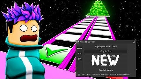 The $1,000,000 Glass Bridge Script INF CASH, GET ALL GEAR, ECT (NEW)