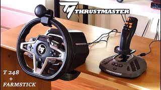 THRUSTMASTER | T 248 + Steering Kit + Farmstick | PROVA e RECENSIONE