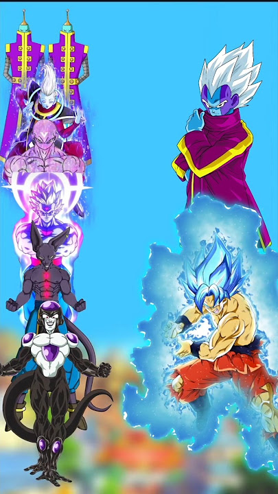 Zeno Guards & Whis & Grand Zeno & Grand Priest & Lord Beerus & Frieza Vs Vegeta & Goku