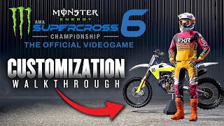 Monster Energy Supercross 6  - Full Customization Walkthrough
