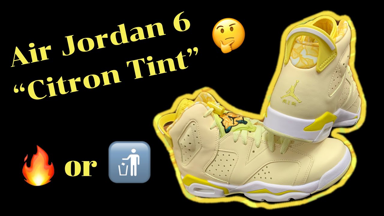 air jordan 6 citron