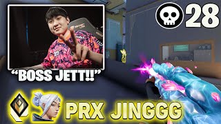 PRX JINGGG – JETT AIM BOSS!! | VALORANT