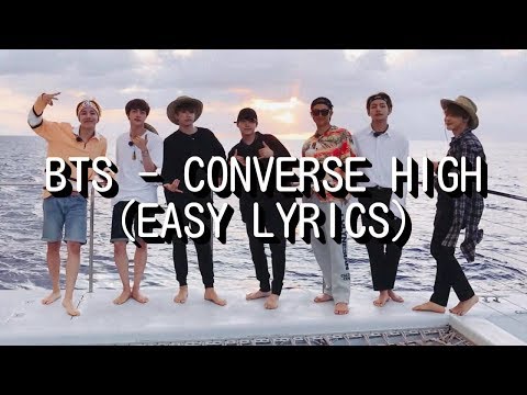 BTS - CONVERSE HIGH (EASY LYRICS) - YouTube