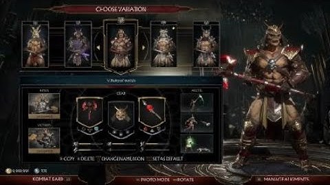 Mortal Kombat 11 special krypt even #4 Shao khan.